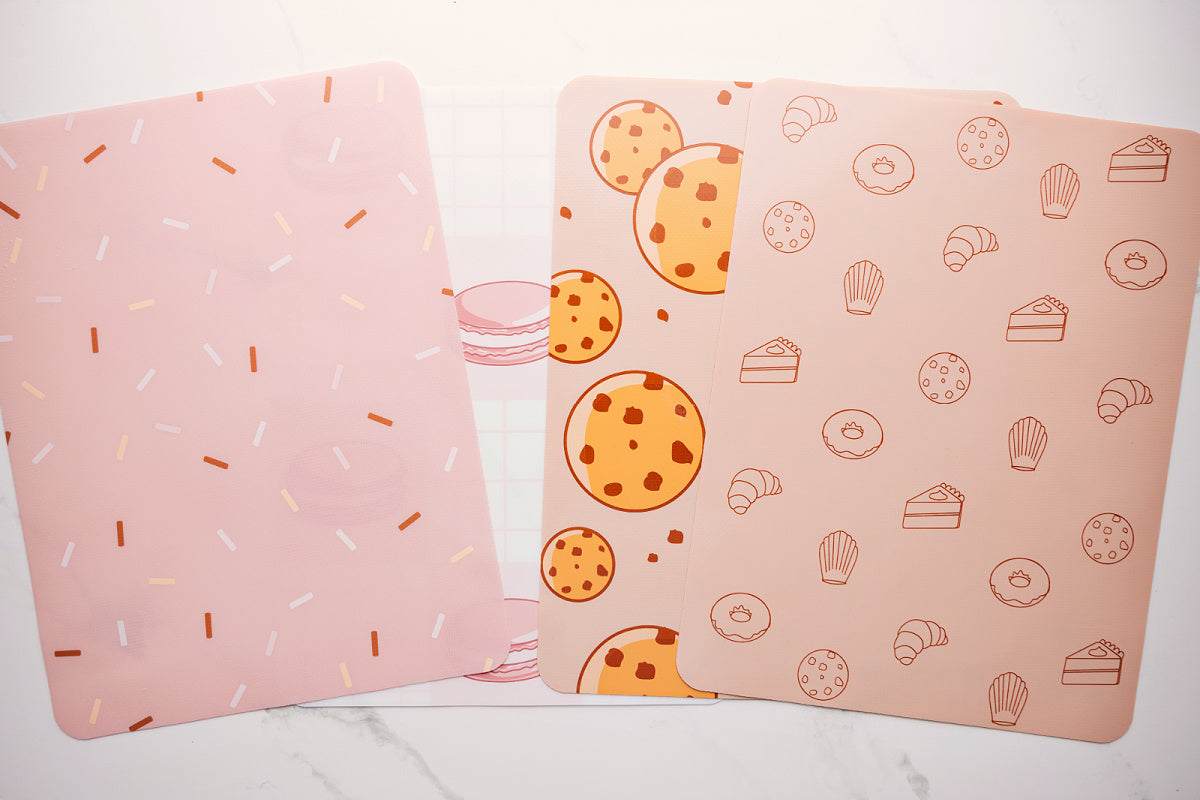 Chelsea's Messy Apron baking mats styled with cookies